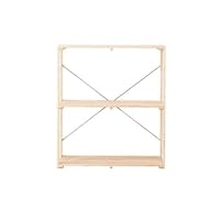 Amazon｜ニトリ(NITORI) パインラック マンクス8240 2段 ナチュラル 幅